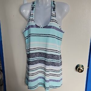 Lululemon Striped Sleeveless Women's Athletic Top